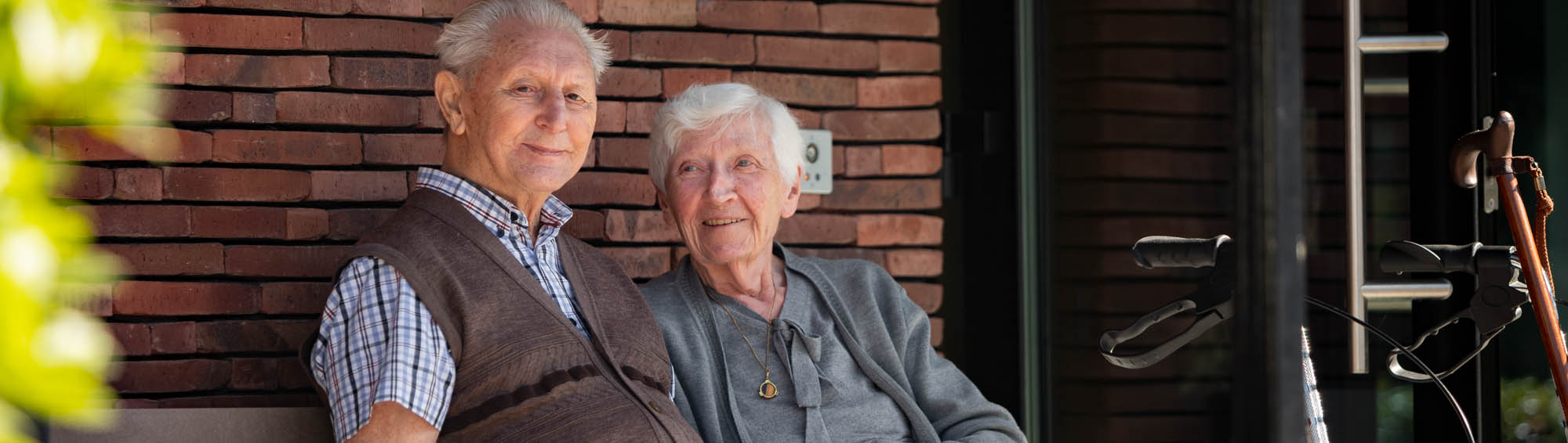 Koppel ouderen wonen en leven in woonzorgcentrum De Refuge Gent
