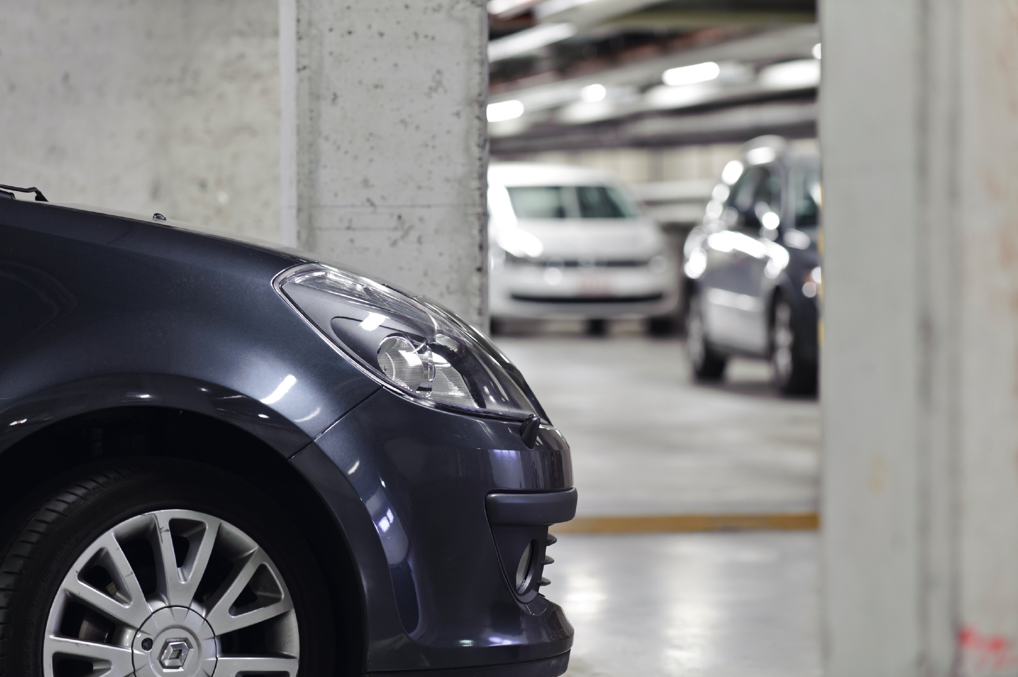 De ondergrondse parking van woonzorgcentrum de Refuge in Gent